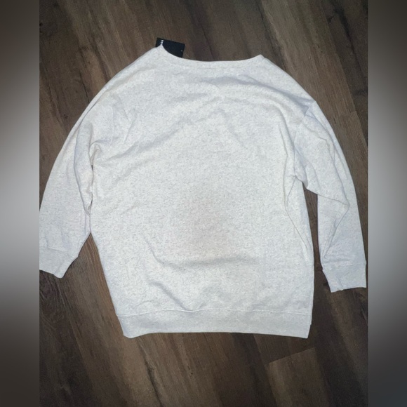 NWT Torrid Heathered Beige Crewneck Pullover - Picture 6 of 8